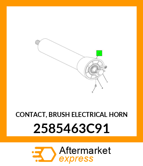 CONTACT, BRUSH ELECTRICAL HORN 2585463C91