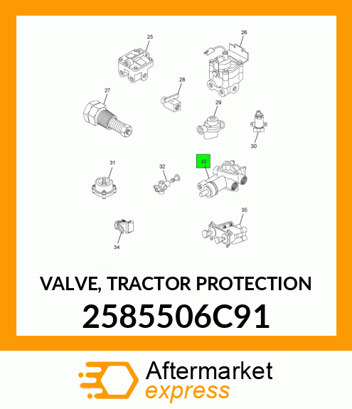 VALVE, TRACTOR PROTECTION 2585506C91