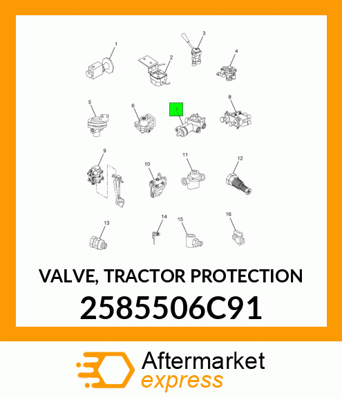 VALVE, TRACTOR PROTECTION 2585506C91