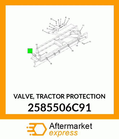 VALVE, TRACTOR PROTECTION 2585506C91