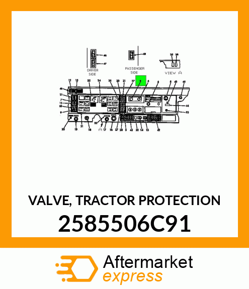 VALVE, TRACTOR PROTECTION 2585506C91