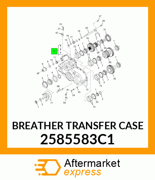 BREATHER TRANSFER CASE 2585583C1