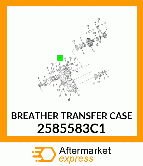 BREATHER TRANSFER CASE 2585583C1