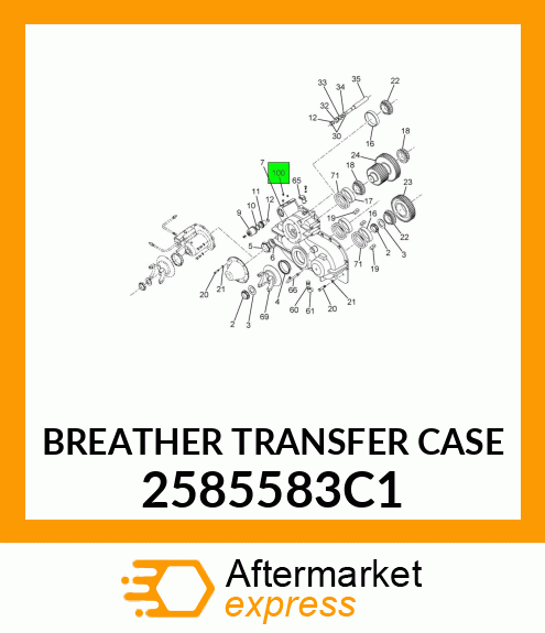 BREATHER TRANSFER CASE 2585583C1