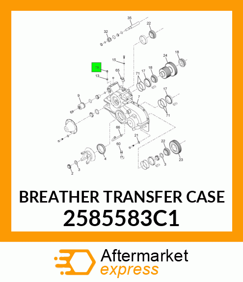 BREATHER TRANSFER CASE 2585583C1