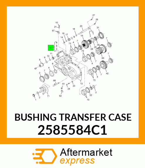 BUSHING TRANSFER CASE 2585584C1