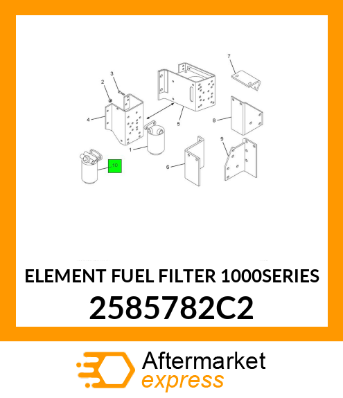 ELEMENT FUEL FILTER 1000SERIES 2585782C2