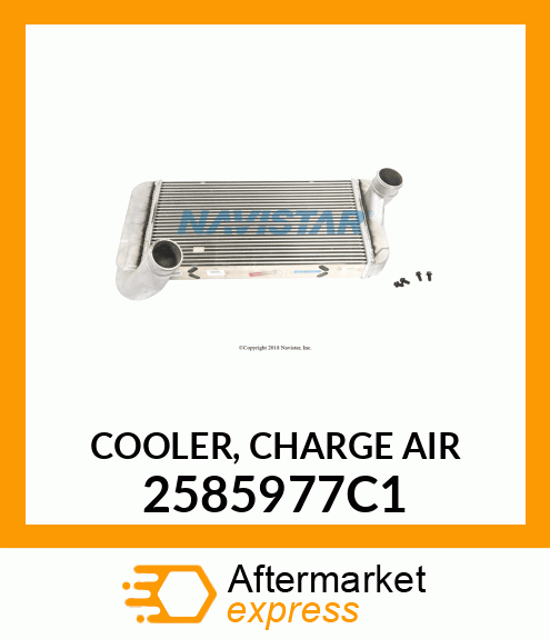 COOLER, CHARGE AIR 2585977C1