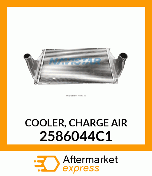 COOLER, CHARGE AIR 2586044C1