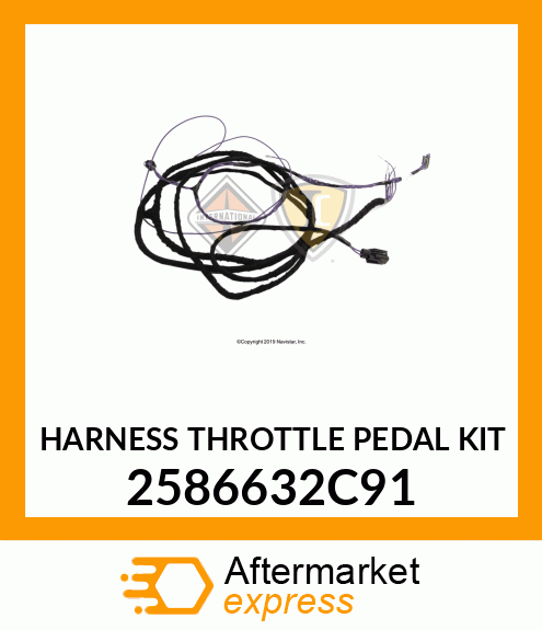 HARNESS THROTTLE PEDAL KIT 2586632C91