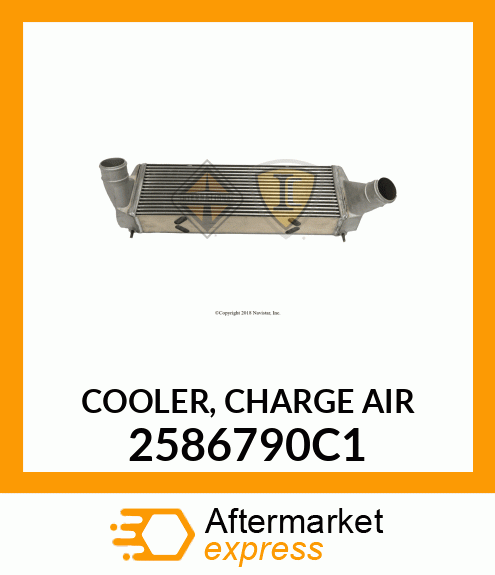 COOLER, CHARGE AIR 2586790C1