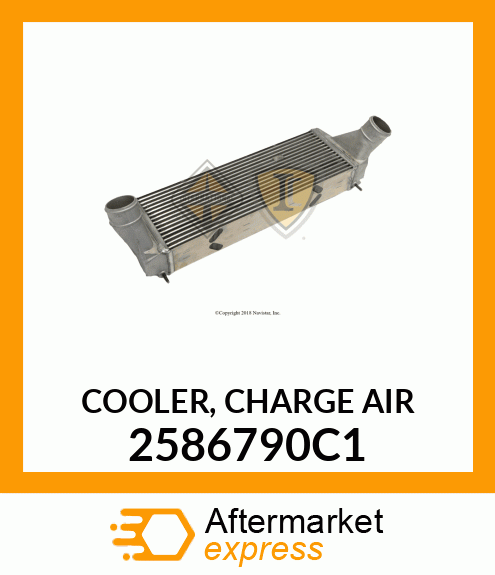 COOLER, CHARGE AIR 2586790C1