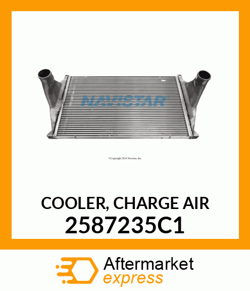COOLER, CHARGE AIR 2587235C1
