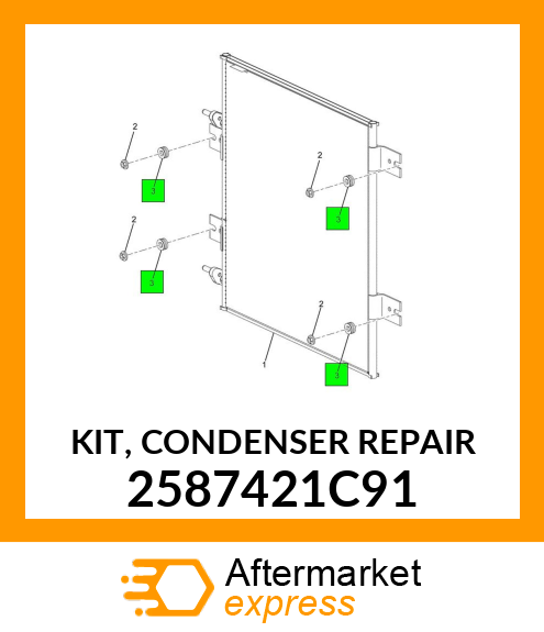 KIT, CONDENSER REPAIR 2587421C91