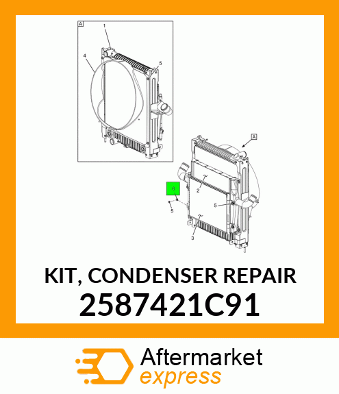 KIT, CONDENSER REPAIR 2587421C91