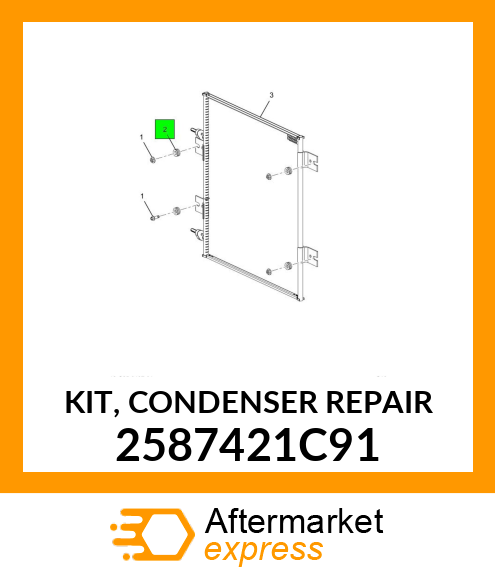 KIT, CONDENSER REPAIR 2587421C91