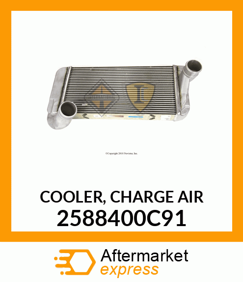 COOLER, CHARGE AIR 2588400C91