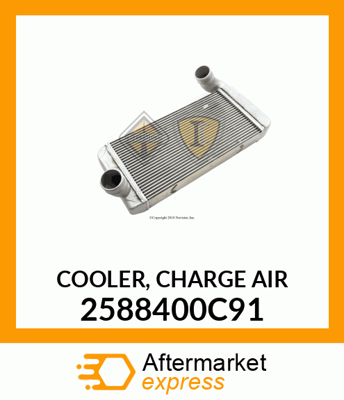 COOLER, CHARGE AIR 2588400C91