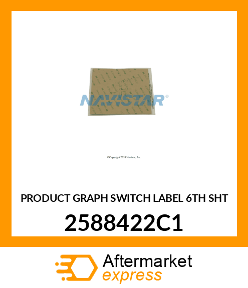 PRODUCT GRAPH SWITCH LABEL 6TH SHT 2588422C1