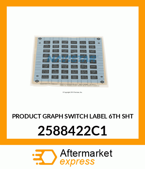 PRODUCT GRAPH SWITCH LABEL 6TH SHT 2588422C1