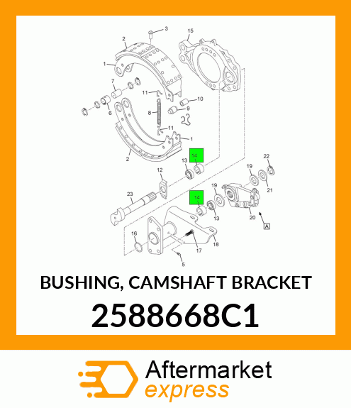 BUSHING, CAMSHAFT BRACKET 2588668C1