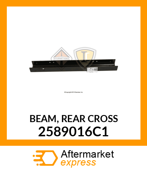 BEAM, REAR CROSS 2589016C1