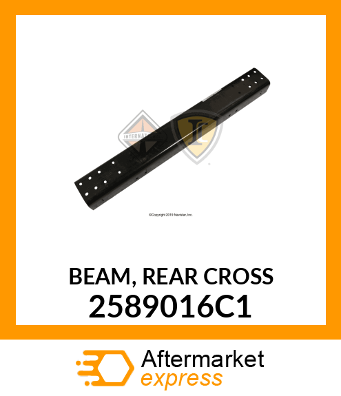 BEAM, REAR CROSS 2589016C1