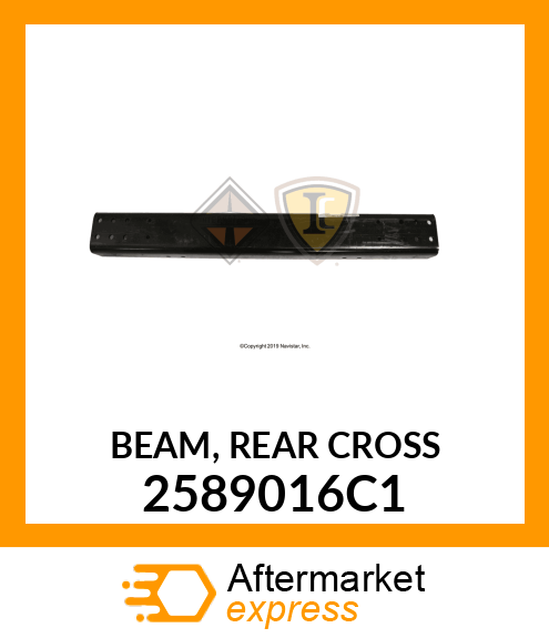 BEAM, REAR CROSS 2589016C1