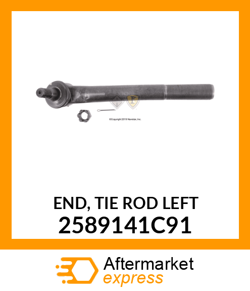 END, TIE ROD LEFT 2589141C91