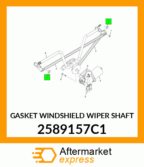 GASKET WINDSHIELD WIPER SHAFT 2589157C1