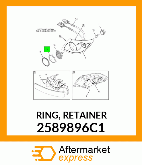 RING, RETAINER 2589896C1