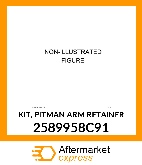 KIT, PITMAN ARM RETAINER 2589958C91