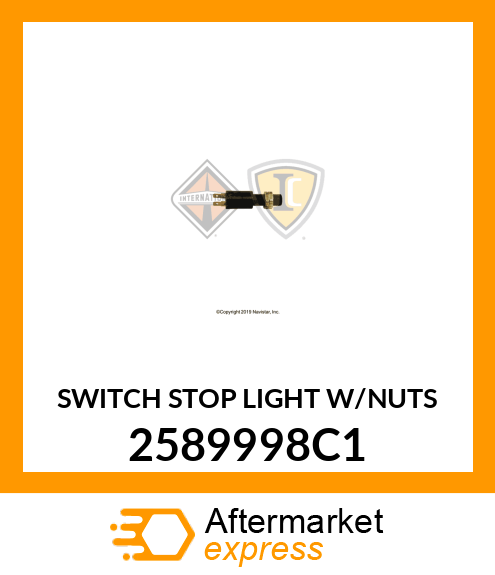 SWITCH STOP LIGHT W/NUTS 2589998C1