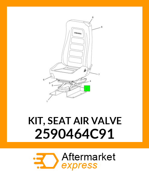 KIT, SEAT AIR VALVE 2590464C91