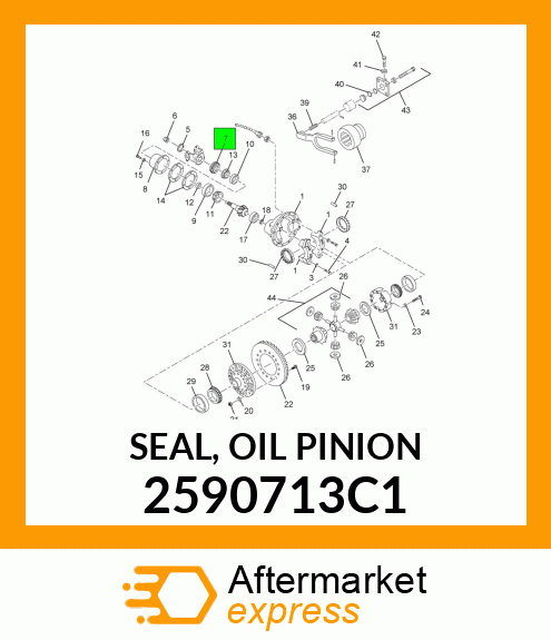 SEAL, OIL PINION 2590713C1