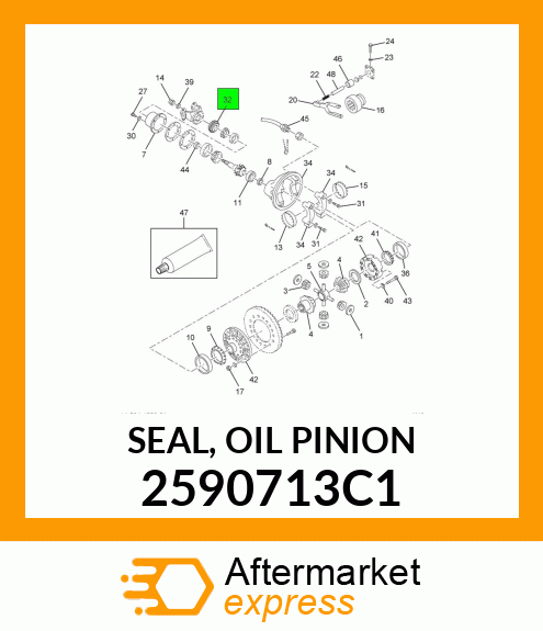 SEAL, OIL PINION 2590713C1