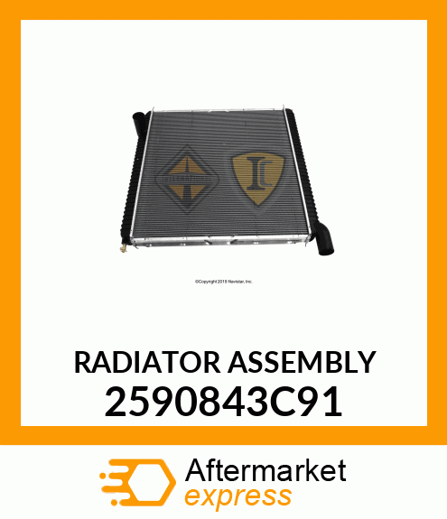 RADIATOR ASSEMBLY 2590843C91