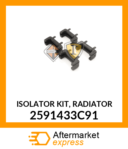 ISOLATOR KIT, RADIATOR 2591433C91