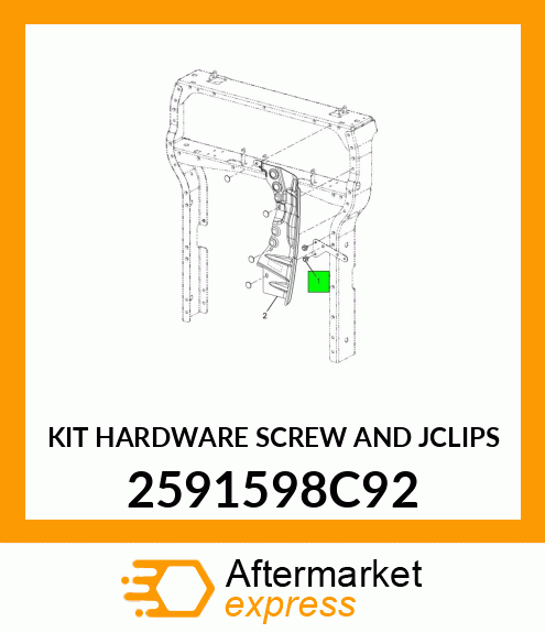 KIT HARDWARE SCREW AND JCLIPS 2591598C92