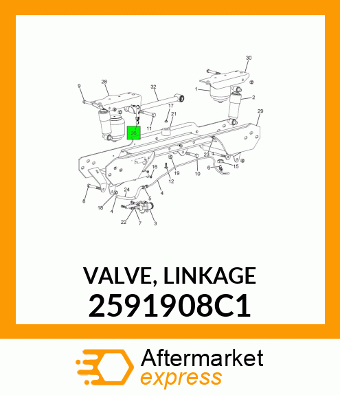 VALVE, LINKAGE 2591908C1