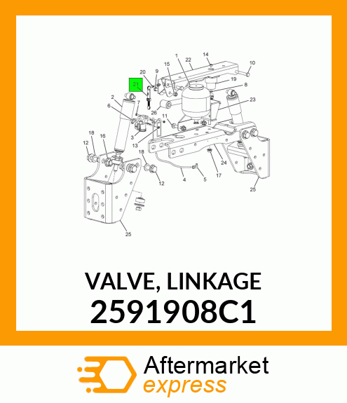 VALVE, LINKAGE 2591908C1