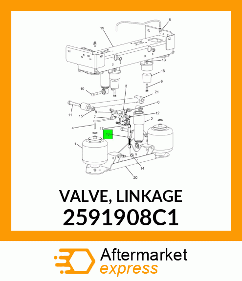 VALVE, LINKAGE 2591908C1