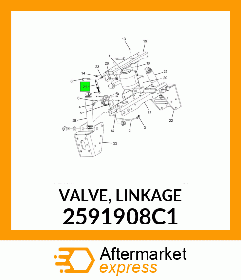 VALVE, LINKAGE 2591908C1