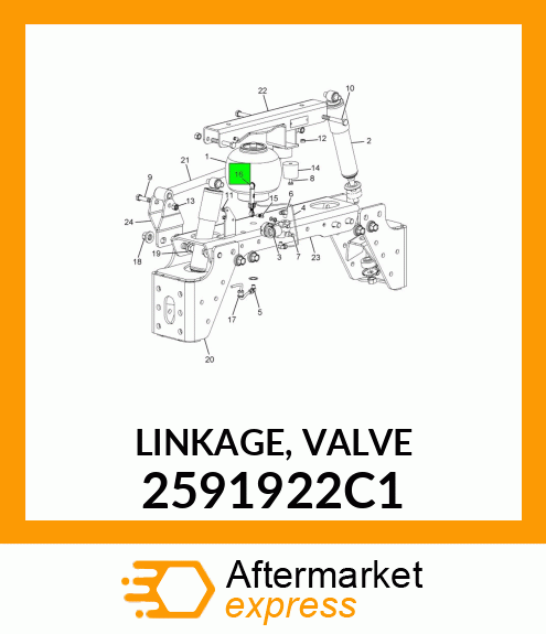 LINKAGE, VALVE 2591922C1