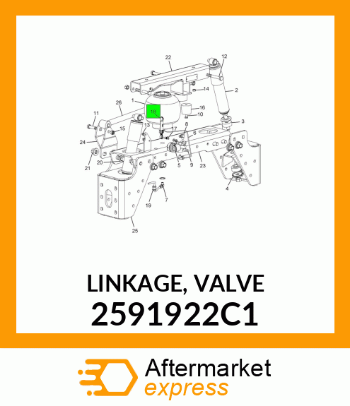 LINKAGE, VALVE 2591922C1