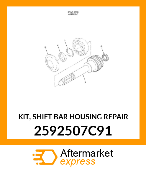 KIT, SHIFT BAR HOUSING REPAIR 2592507C91