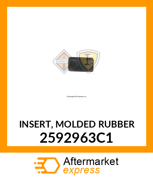 INSERT, MOLDED RUBBER 2592963C1