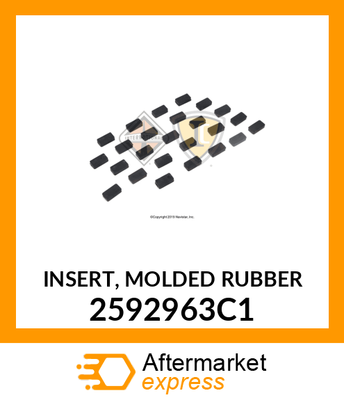 INSERT, MOLDED RUBBER 2592963C1