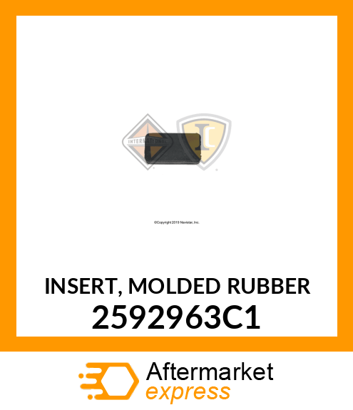 INSERT, MOLDED RUBBER 2592963C1