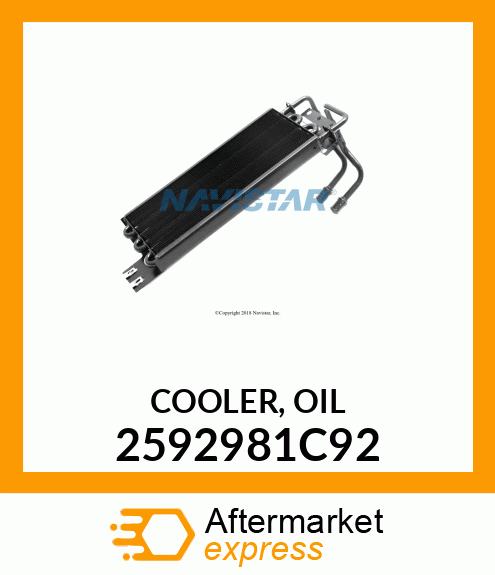 COOLER, OIL 2592981C92
